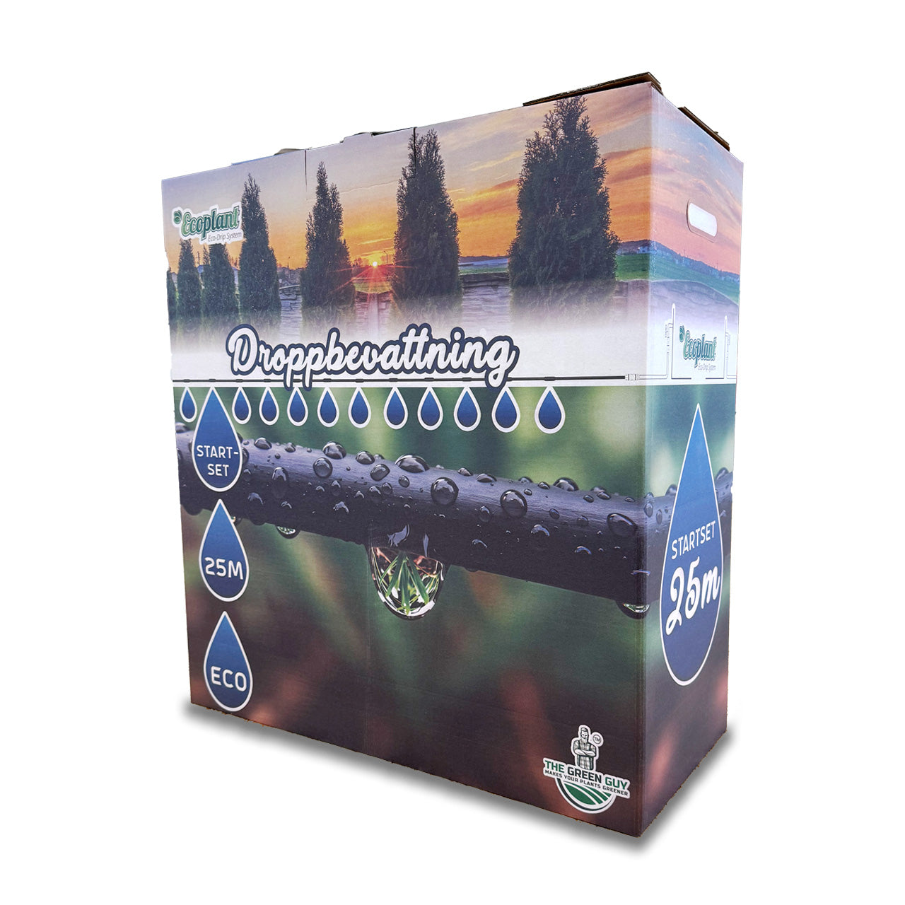 Droppslang, 25 meter, Startset-Basic - Fraktfri » Ecoplant